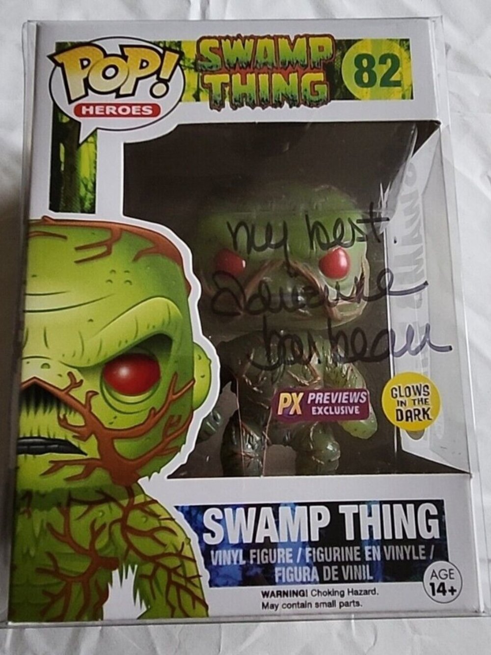 Adrienne Barbeau signed Funko Pop! Vinyl: DC Universe - Swamp Thing #82 w/COA